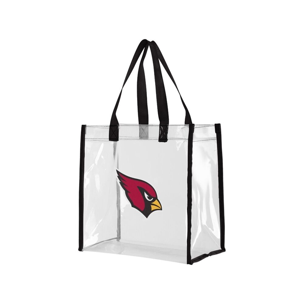 AZ Arizona Cardinals CLEAR Tote Bag Reusable Purse Stadium Security Approved NEW